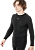 Лонгслив мужской X-Bionic Merino Round Neck Black/Black - Фото 2 малая