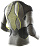 Лонгслив мужской X-Bionic Apani Merino BY Fastflow SL Roundneck Gray/Yellow - Фото 2 малая