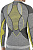 Лонгслив мужской X-Bionic Apani Merino BY Fastflow SL Roundneck Gray/Yellow - Фото 6 малая