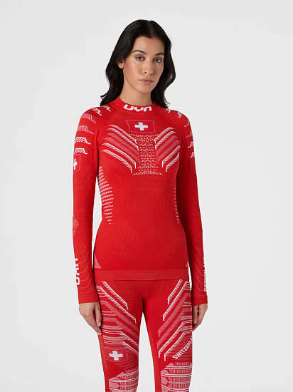 Футболка UYN Natyon 30 Uw Lg Sl Turtle Neck Switzerland - Фото 5 большая