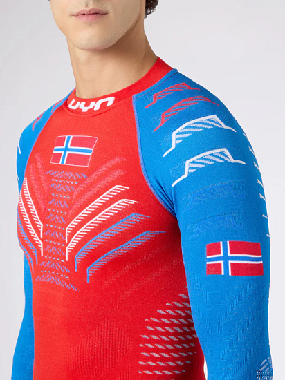 Футболка UYN Natyon 30 Uw Lg Sl Turtle Neck Norway - Фото 3 большая