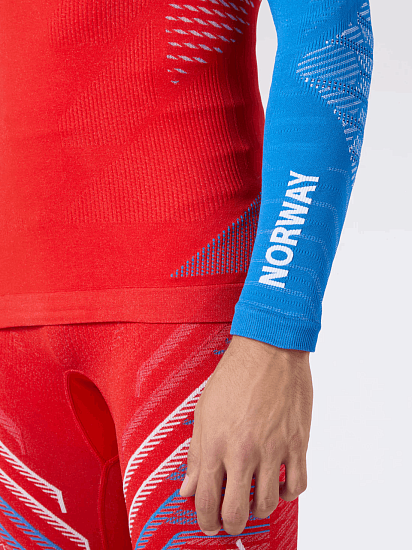 Футболка UYN Natyon 30 Uw Lg Sl Turtle Neck Norway - Фото 4 большая