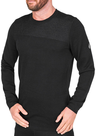 Лонгслив мужской Volcom Engineered Black - Фото 3 большая