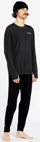 Лонгслив мужской Volcom Merino Blend Black - Фото 3 большая