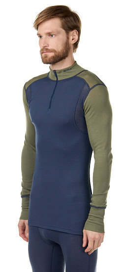 Пулон мужской Devold Hiking Half Zip Lichen/Night - Фото 3 большая