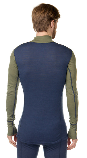 Пулон мужской Devold Hiking Half Zip Lichen/Night - Фото 4 большая