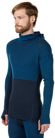 Лонгслив мужской Devold Tuvegga Sport Air Hoodie Flood - Фото 3 большая