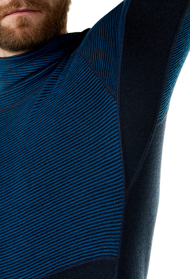 Лонгслив мужской Devold Tuvegga Sport Air Hoodie Flood - Фото 6 большая