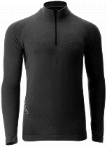 Лонгслив мужской UYN Evolutyon Biotech Uw Zip Up Black