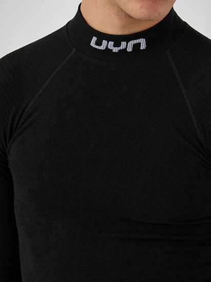 Лонгслив мужской UYN Elevatyon Biomorph Uw LS Turtle Neck Black - Фото 8 большая