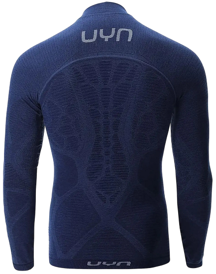 Лонгслив мужской UYN Elevatyon Biomorph Uw Turtle Neck Indaco - Фото 3 большая