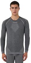 Футболка мужская UYN Evolutyon Biotech Melange Uw LS Dark Grey Melange/Blue