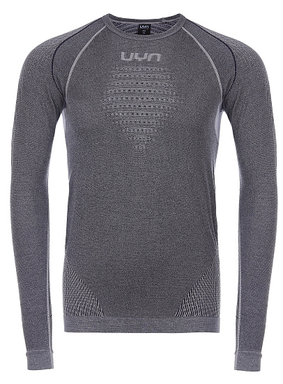 Лонгслив мужская UYN Evolutyon Biotech Melange Uw Dark Grey Melange/Blue - Фото 1 большая