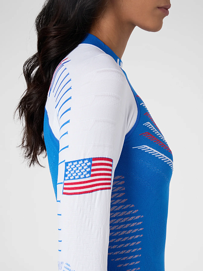 Футболка UYN Natyon 3.0 Usa Bode Miller Uw LS Turtle Neck USA - Фото 6 большая
