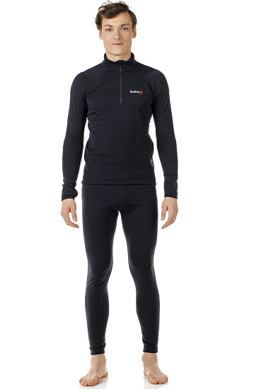 Футболка мужская Red Fox Active Warm Черный - Фото 2 большая