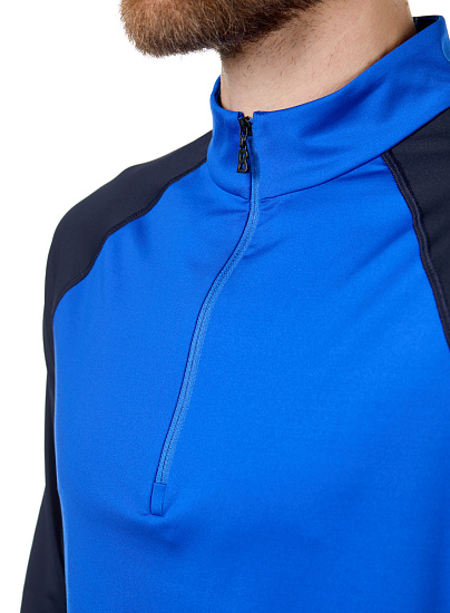 Лонгслив мужской Bogner Fire+Ice Premo Electric Blue - Фото 4 большая