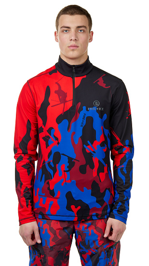 Лонгслив мужской Bogner Fire+Ice Pascal Pure Red - Фото 2 большая