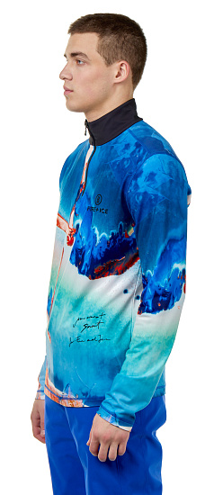 Лонгслив мужской Bogner Fire+Ice Pascal Electric Blue - Фото 4 большая