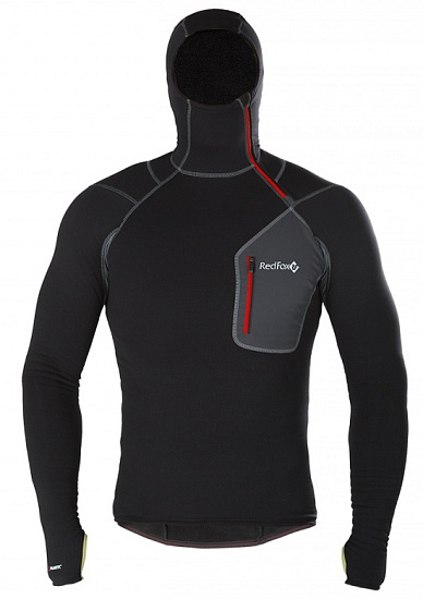 Пулон мужской Red Fox Power Stretch Черный/Асфальт - Фото 1 большая