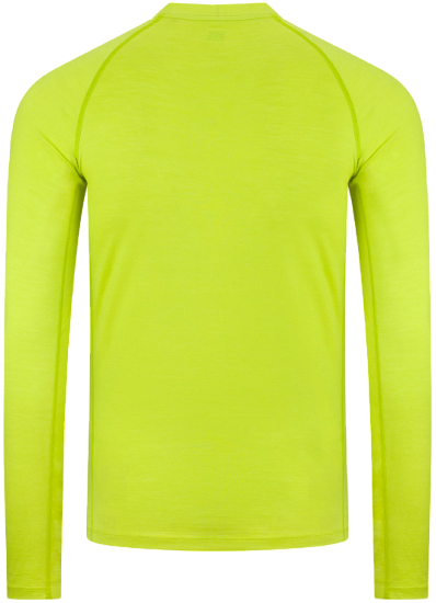 Лонгслив мужской CEP C845MM Core Run Merino Base Layer Lime - Фото 3 большая