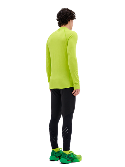 Лонгслив мужской CEP C845MM Core Run Merino Base Layer Lime - Фото 7 большая