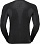 Футболка мужская Odlo Top L/S Performance Warm Черный/Серый - Фото 2 малая
