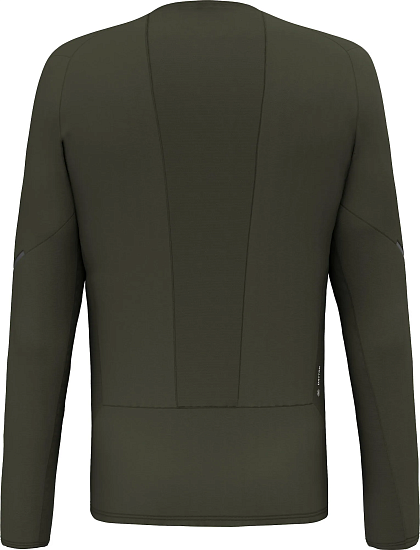 Лонгслив мужской Salewa Pedroc Dry Dark Olive - Фото 2 большая