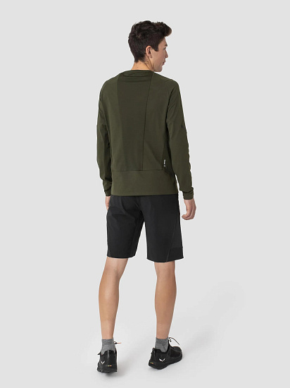 Лонгслив мужской Salewa Pedroc Dry Dark Olive - Фото 4 большая