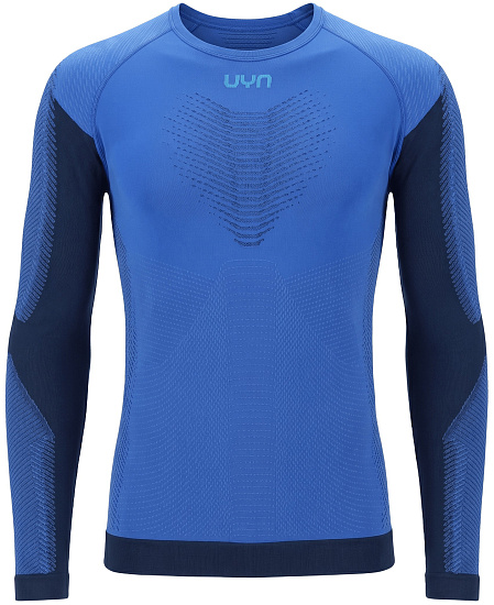 Лонгслив мужской UYN Running Pb42 Ow Strong Blue/Peacot - Фото 1 большая