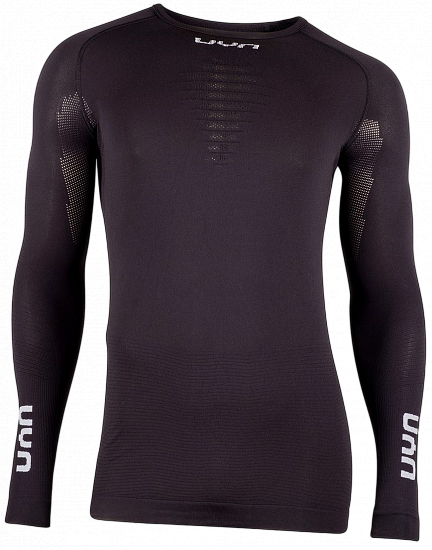 Футболка мужская UYN Energyon Uw Long Sl Black - Фото 1 большая