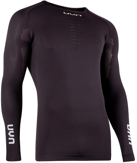 Футболка мужская UYN Energyon Uw Long Sl Black - Фото 2 большая