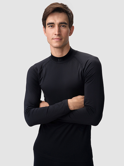 Лонгслив мужской GRI Арктик Черный - Фото 5 большая