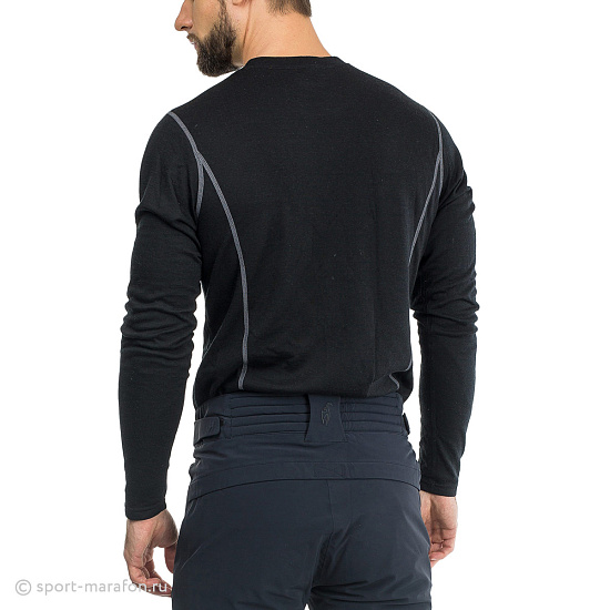 Футболка мужская Bergans Akeleie Black - Фото 4 большая