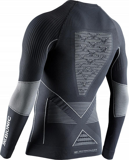 Лонгслив мужской X-Bionic Energy Accumulator 4.0 LG SL Charcoal/Pearl Grey - Фото 2 большая