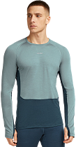 Лонгслив мужская Icebreaker Merino 125 Zoneknit Crewe Abyss/Blue Ash/Cb