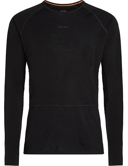 Лонгслив мужской Icebreaker Merino 200 Zoneknit Crewe Black - Фото 1 большая