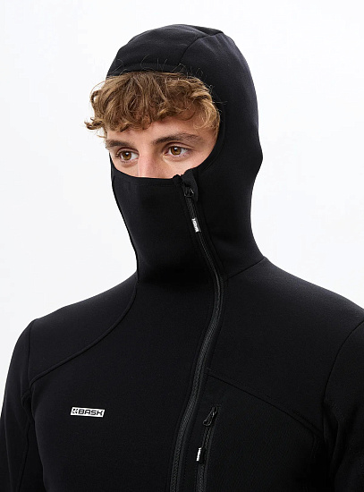 Лонгслив мужской Bask Explorer Hood V3 Чёрный - Фото 6 большая