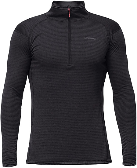 Лонгслив мужской Bask Grid Jkt V2 Чёрный - Фото 1 большая