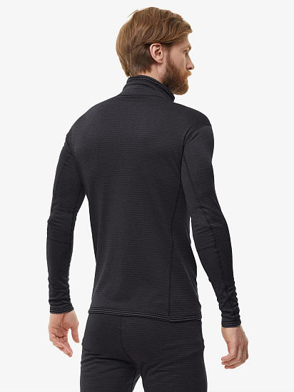 Лонгслив мужской Bask Grid Jkt V2 Чёрный - Фото 3 большая