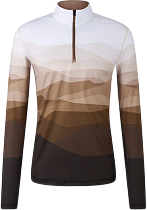 Лонгслив мужской Bogner Fire+Ice Pascal White/Brown