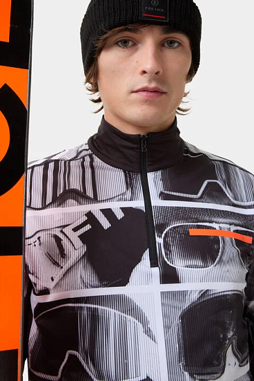 Лонгслив мужской Bogner Fire+Ice Pascal Black/White - Фото 4 большая