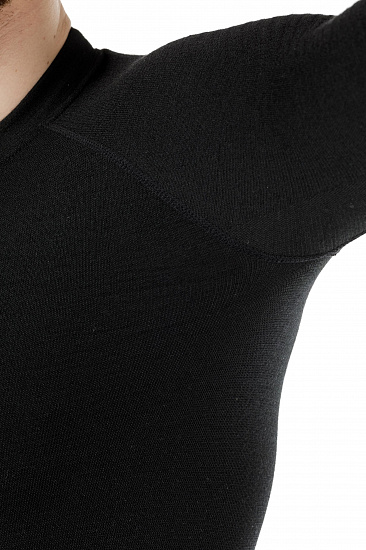 Лонгслив мужской UYN Fusyon Uw Lg_Sl Black/Anthracite/Anthracite - Фото 7 большая
