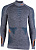 Лонгслив мужской UYN Ambityon Uw Lg_Sl Melange Turtleneck Black Melange/Atlantic/Orange Shiny - Фото 1 малая