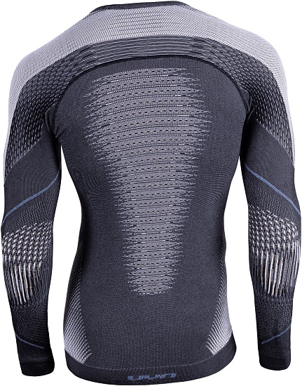 Лонгслив мужской UYN Evolutyon Uw Lg_Sl Melange Anthracite Melange/Nude/Avio - Фото 2 большая