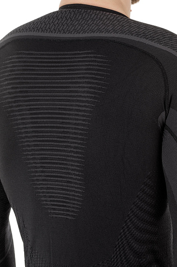 Футболка мужская UYN Visyon Uw Lg_Sl Blackboard/Black/Black - Фото 6 большая