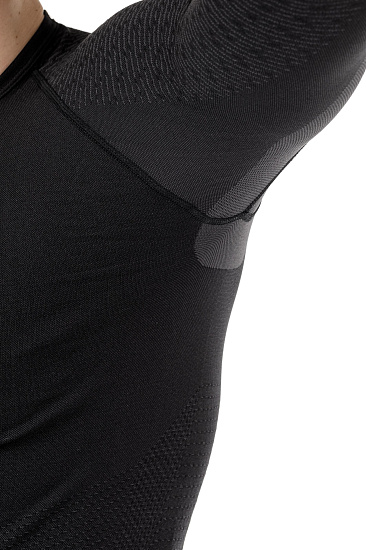 Футболка мужская UYN Visyon Uw Lg_Sl Blackboard/Black/Black - Фото 7 большая