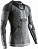 Футболка мужская X-Bionic Apani 4.0 Merino Round Neck Lg Sl Black/Grey/White - Фото 1 малая
