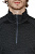 Футболка мужская Bergans Snoull Half Zip Black/SolidCharcoal - Фото 2 малая