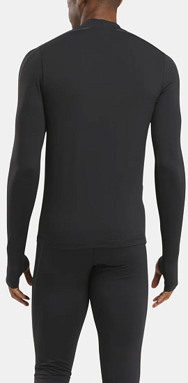 Лонгслив мужской Reebok Speed Baselayer Feat Black - Фото 3 большая