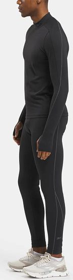 Лонгслив мужской Reebok Speed Baselayer Feat Black - Фото 4 большая